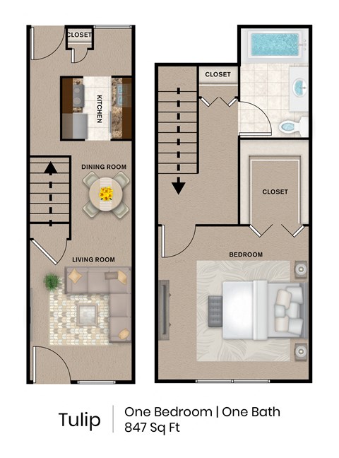 the tulsa apartments | clubhouse floor plan